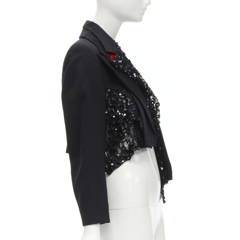 Comme Des Garcons Sequins Mesh Jacket - Detail 1