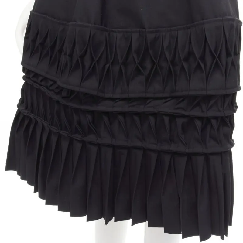 Junya Watanabe Origami Wrap Skirt Black Polyester Never worn - Back View
