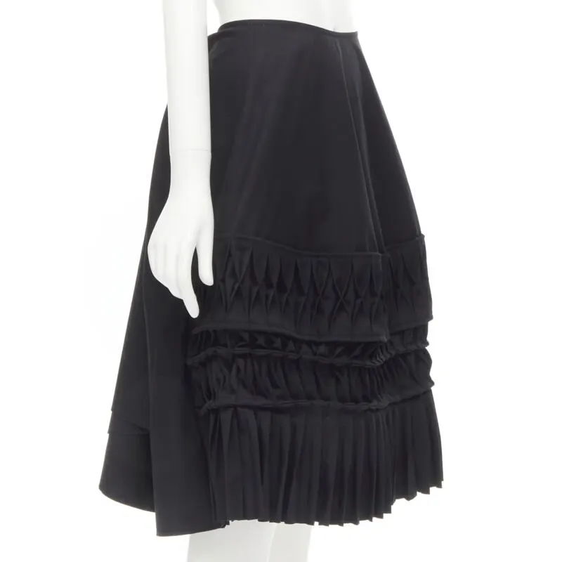 Junya Watanabe Origami Wrap Skirt Black Polyester Never worn - Inside View
