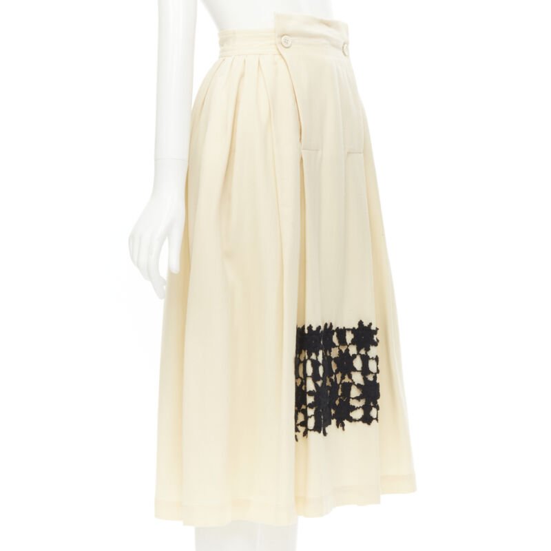 Comme Des Garcons Lattice Lace Skirt - Image 6