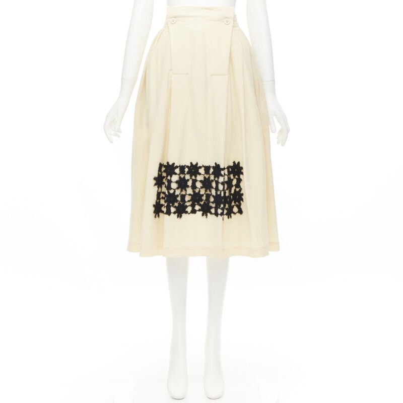 Comme Des Garcons Lattice Lace Skirt - Image 14