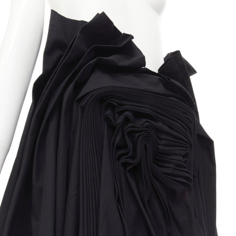 Junya Watanabe Draped Pleat Skirt - Back view
