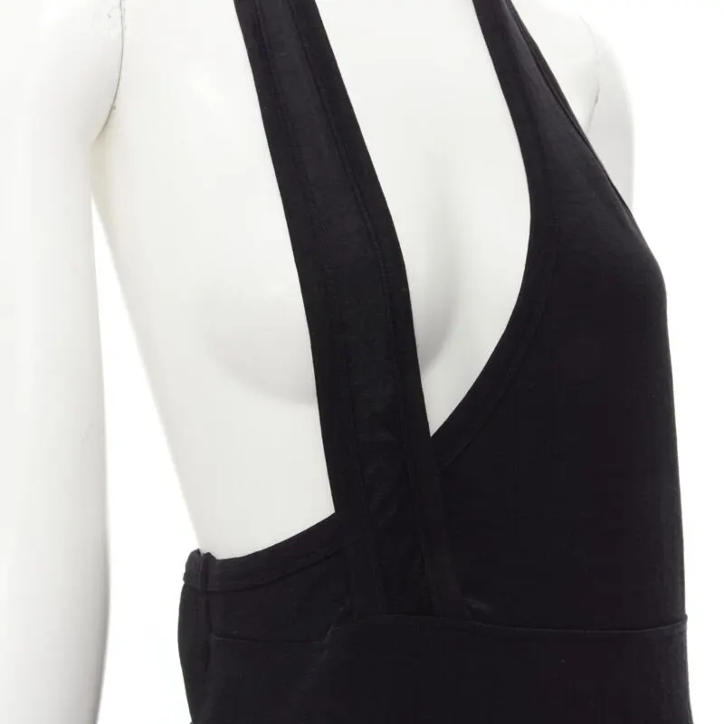 Comme des Garçons Halter Bias Skirt Black Polyester Never worn - Back View
