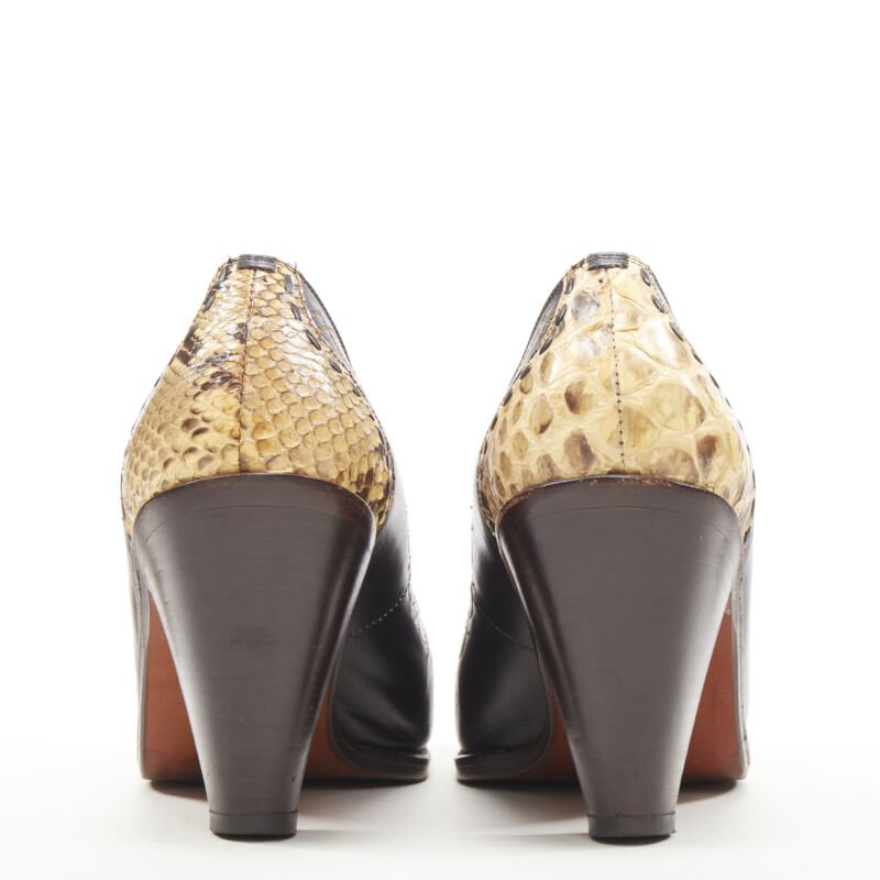 Comme Des Garcons Western Cuban Heels - Side view