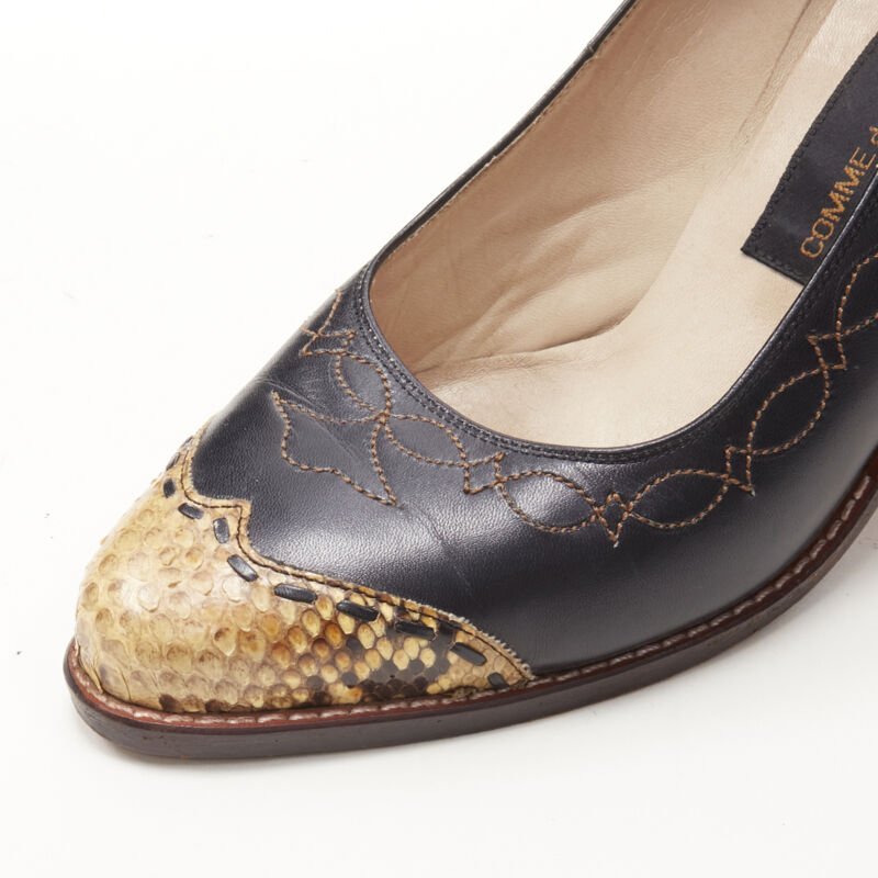 Comme Des Garcons Western Cuban Heels - Detail 2