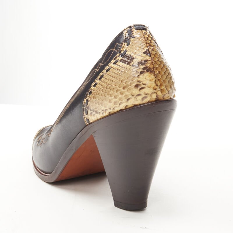 Comme Des Garcons Western Cuban Heels - Image 10