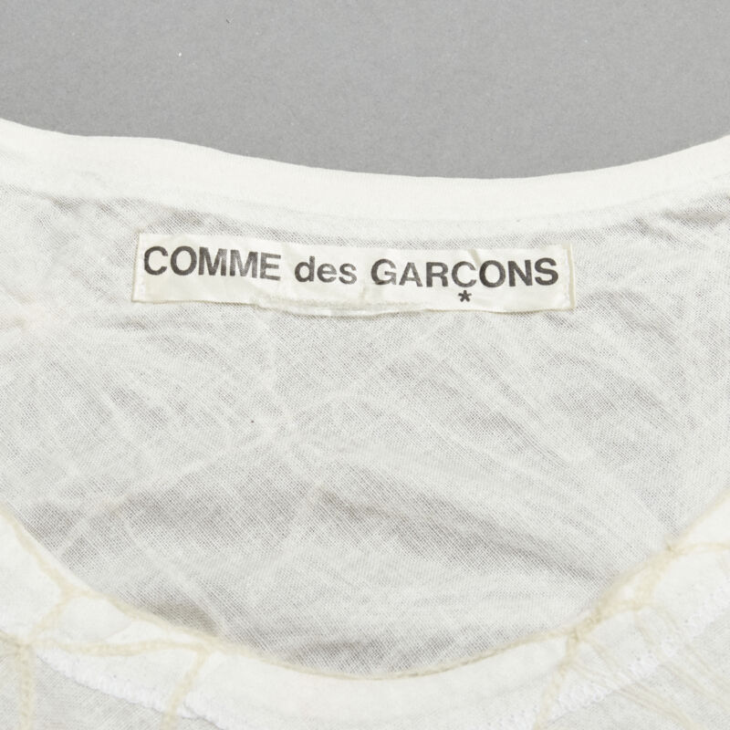 Comme Des Garcons Floral Embroidery Top - Image 10