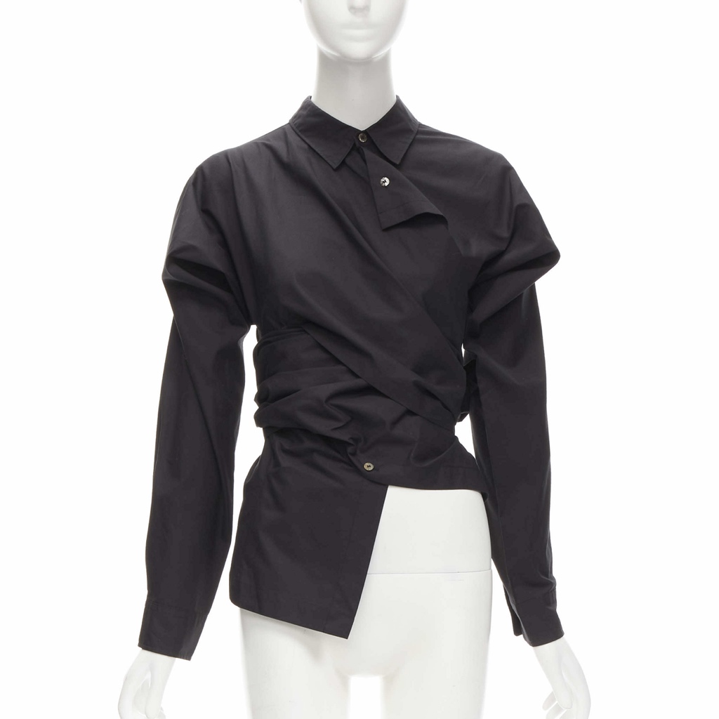 Comme Des Garcons Wrap Cutout Shirt