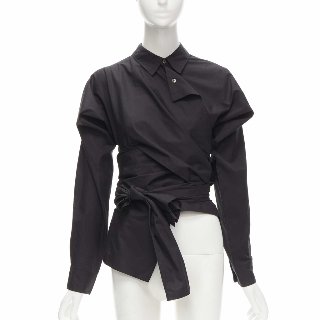 Comme Des Garcons Wrap Cutout Shirt - Image 6