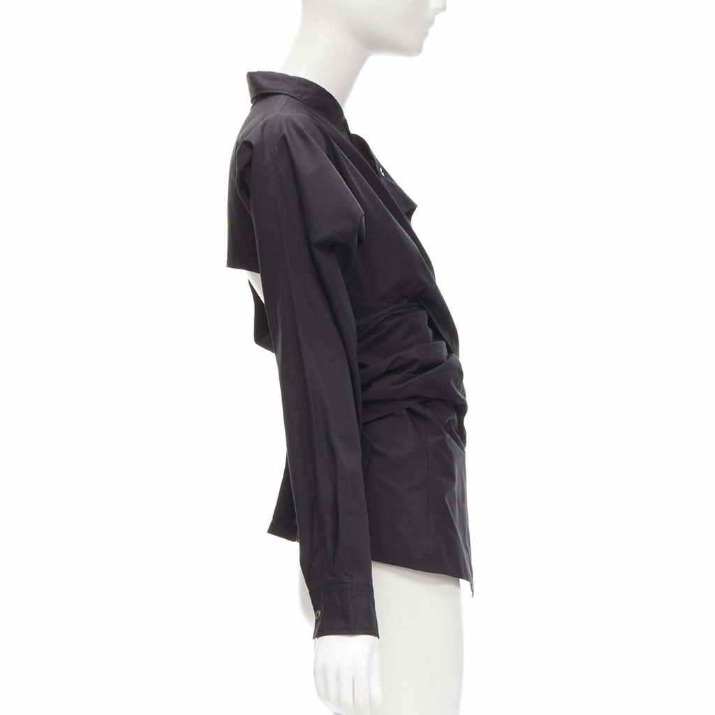 Comme Des Garcons Wrap Cutout Shirt - Side view