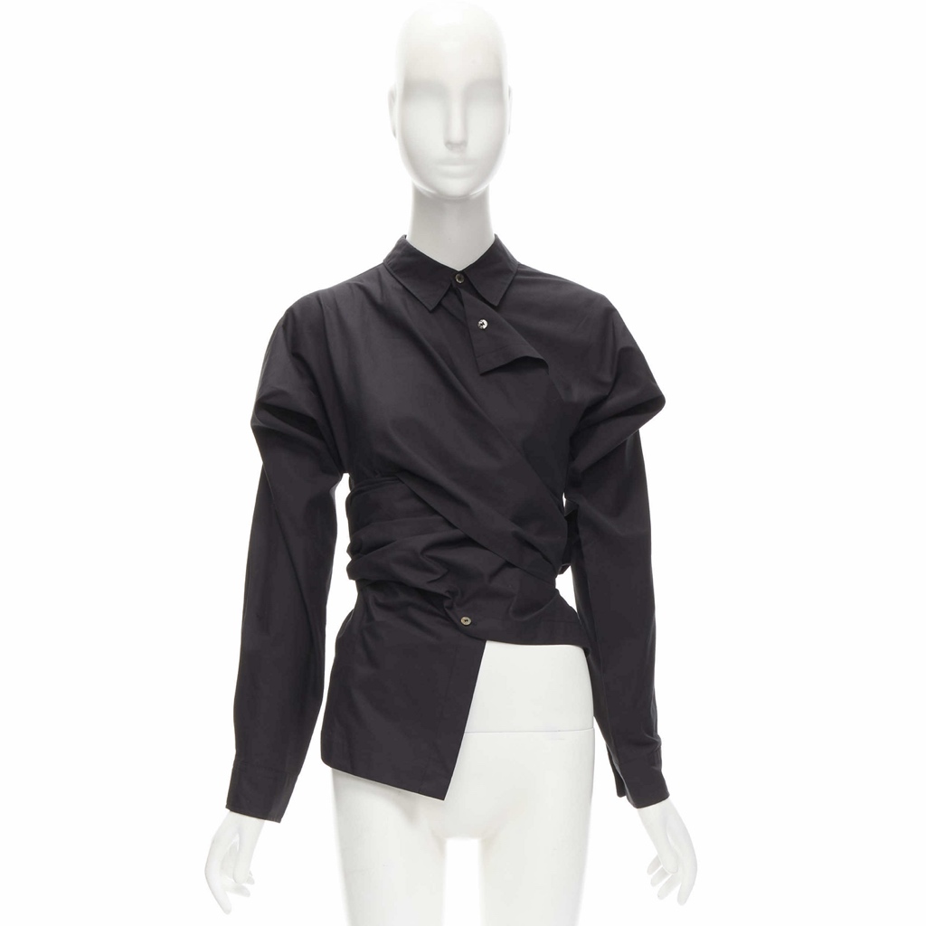 Comme Des Garcons Wrap Cutout Shirt - Detail 2