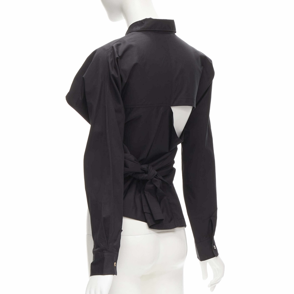 Comme Des Garcons Wrap Cutout Shirt - Image 10