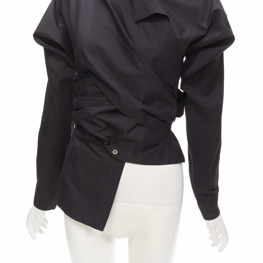 Comme Des Garcons Wrap Cutout Shirt - Image 12