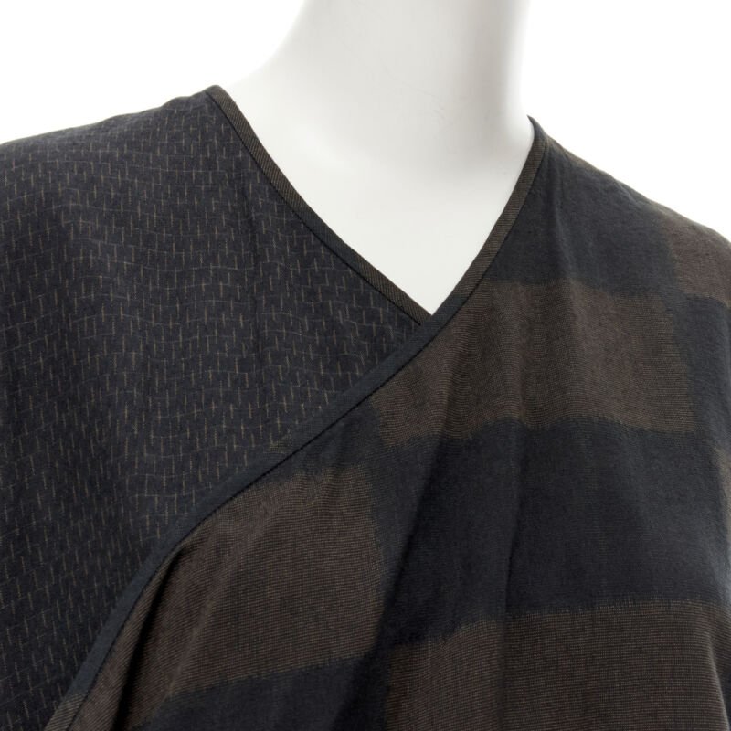 Comme Des Garcons Checked Wrap Vest - Detail 2