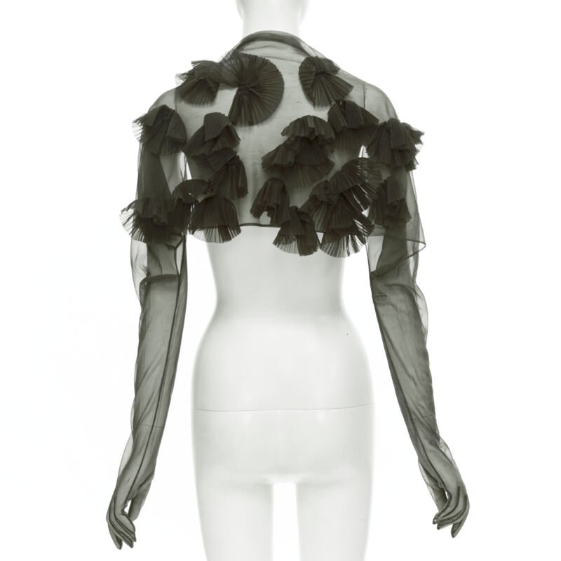 Comme Des Garcons Pleated Shrug Gloves