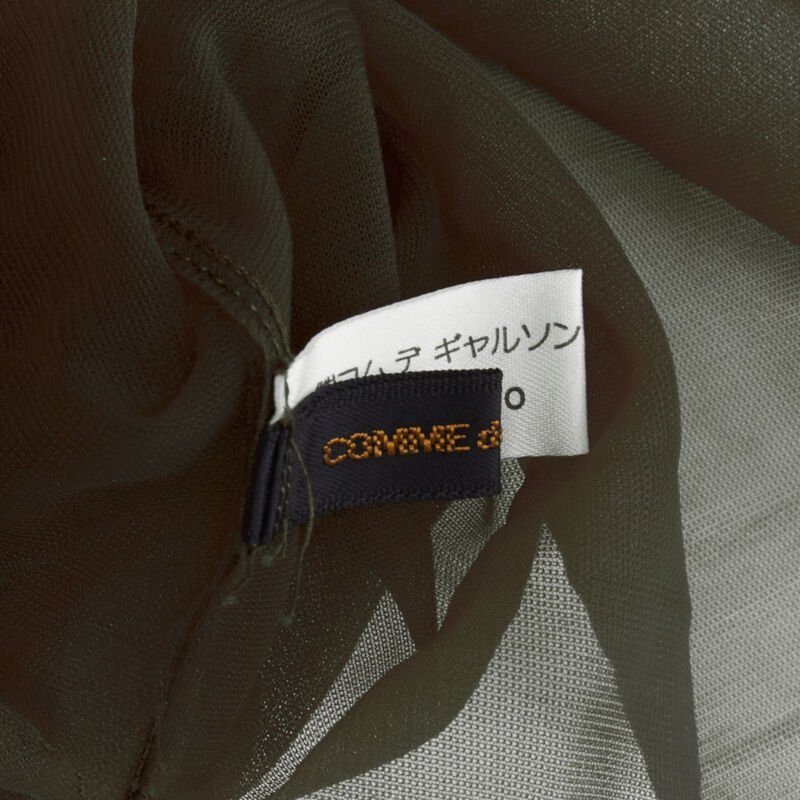 Comme Des Garcons Pleated Shrug Gloves - Image 11