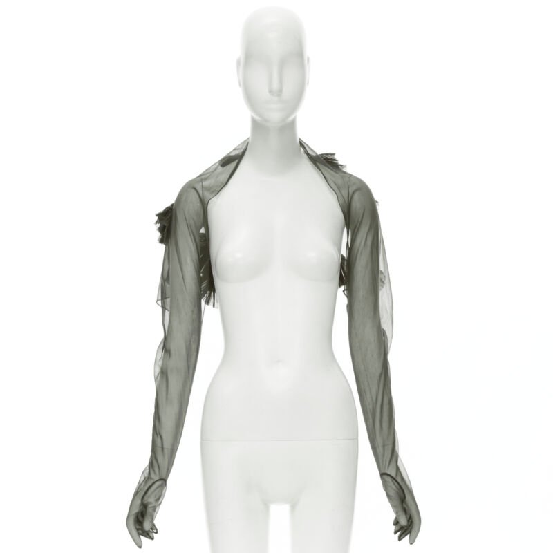 Comme Des Garcons Pleated Shrug Gloves - Image 12