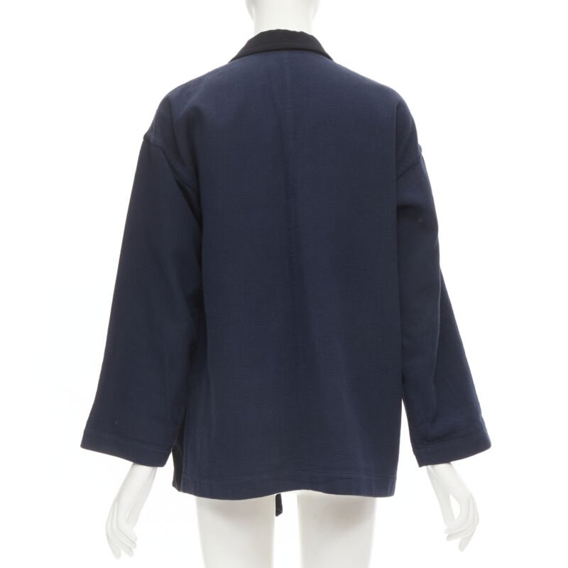 Comme Des Garcons Drape Front Blazer - Side view