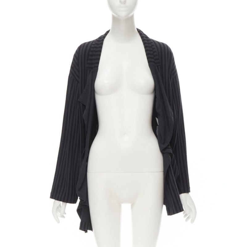 Comme Des Garcons Striped Wool Jacket - Image 6