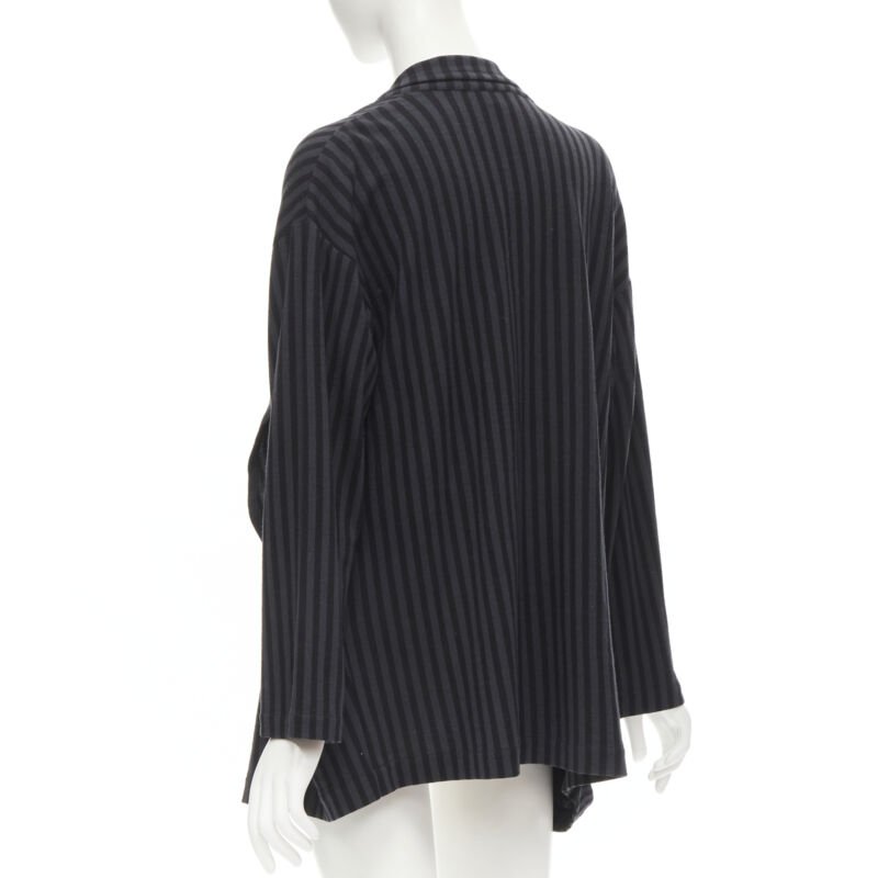 Comme Des Garcons Striped Wool Jacket - Detail 1