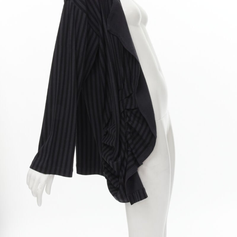 Comme Des Garcons Striped Wool Jacket - Detail 2