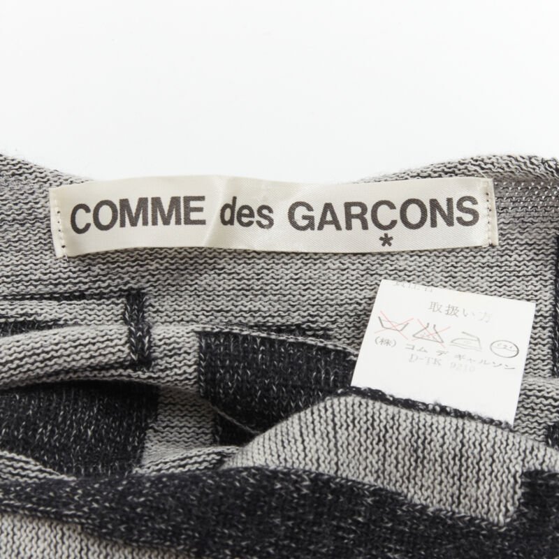 Comme Des Garcons Intarsia Wrap Cardigan - Image 11