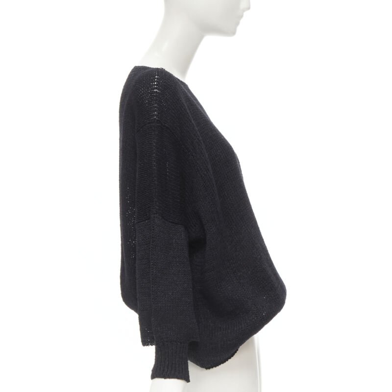 Comme Des Garcons Coated Hem Sweater - 4