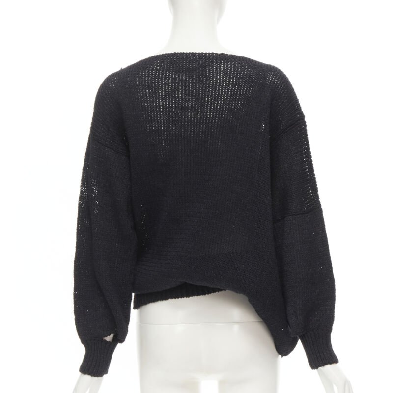 Comme Des Garcons Coated Hem Sweater - Side view