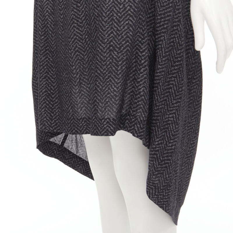 Comme Des Garcons Chevron Cocoon Dress - Image 10