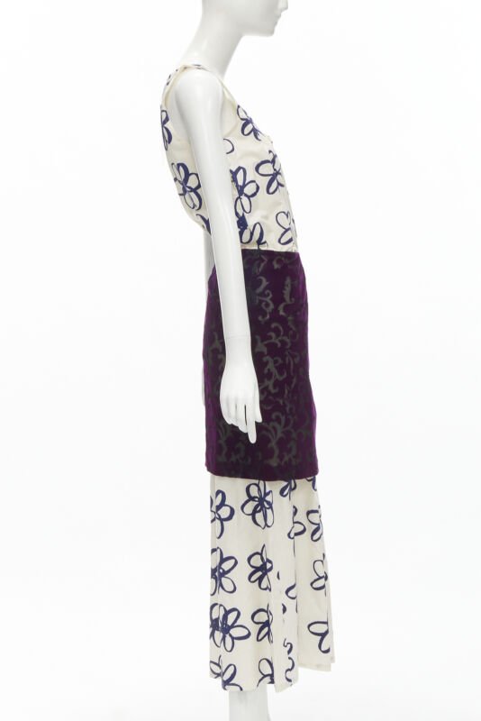 Comme Des Garcons Velvet Wrap Dress - 4