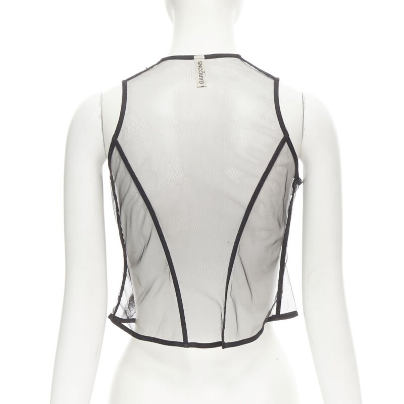 Comme Des Garcons Crystal Felt Vest - Side view