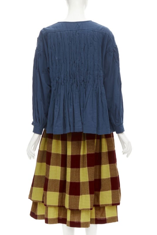 Comme Des Garcons Checked Skirt Set - 4