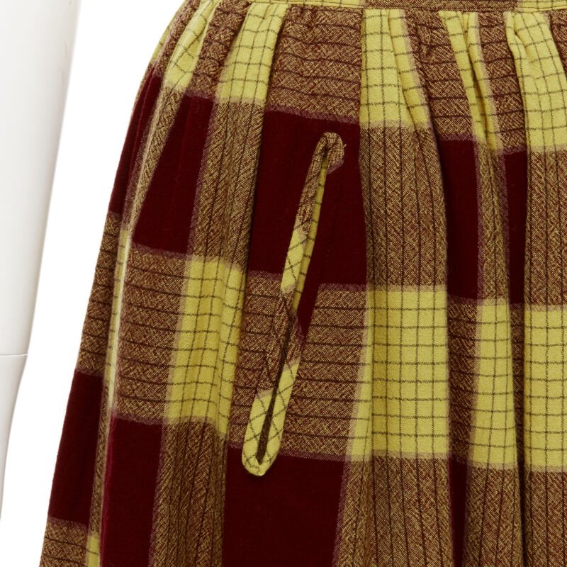 Comme Des Garcons Checked Skirt Set - Image 12