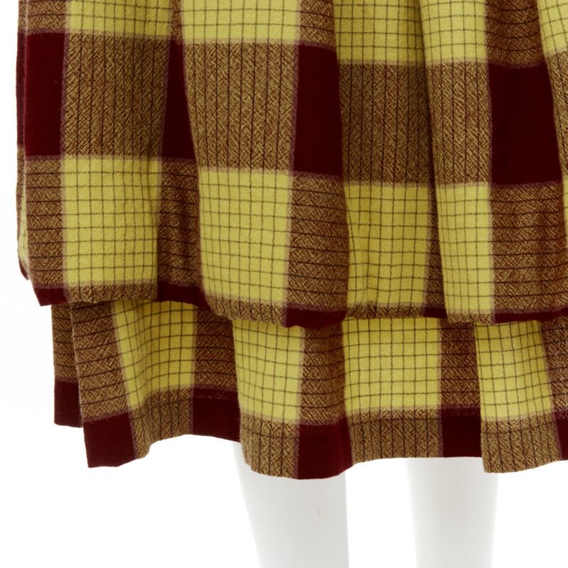 Comme Des Garcons Checked Skirt Set - Image 13