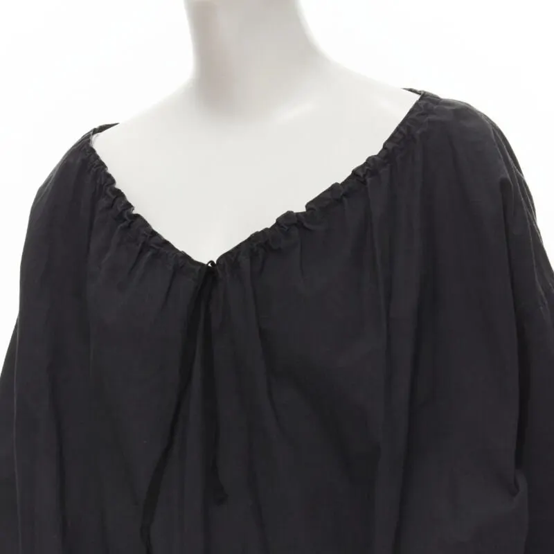Comme Des Garcons Beggar Bishop Dress Grey Cotton Very good - Back View