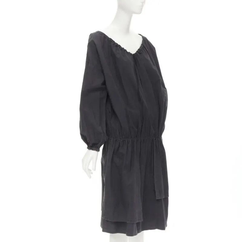 Comme Des Garcons Beggar Bishop Dress Grey Cotton Very good - Inside View