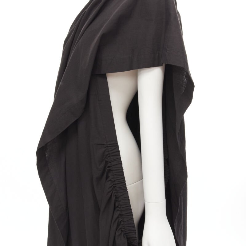 Comme Des Garcons Draped Cocoon Dress - Back view