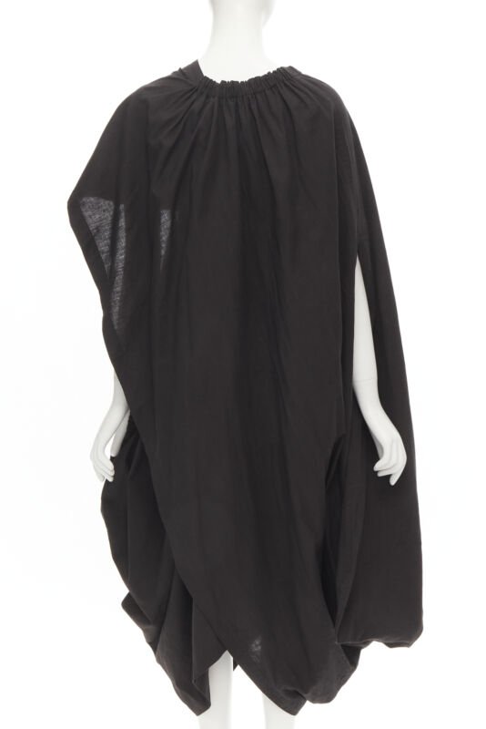 Comme Des Garcons Draped Cocoon Dress - Side view