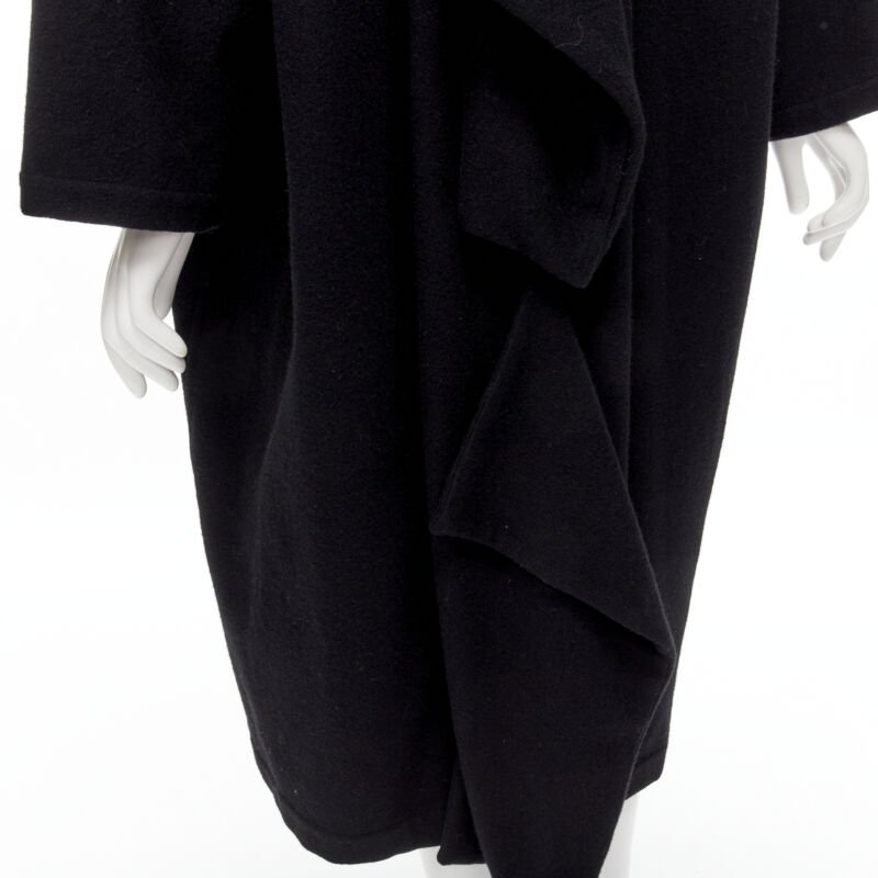 Comme Des Garcons Dinosaur Draped Wool Coat - Image 10
