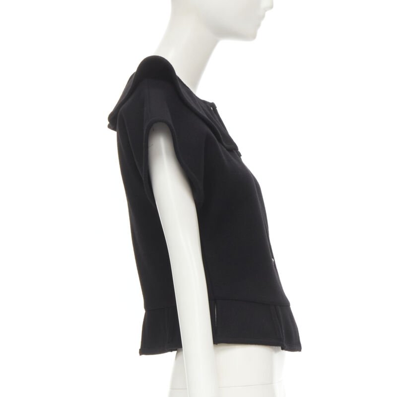 Comme Des Garcons Felt Peplum Top - 4