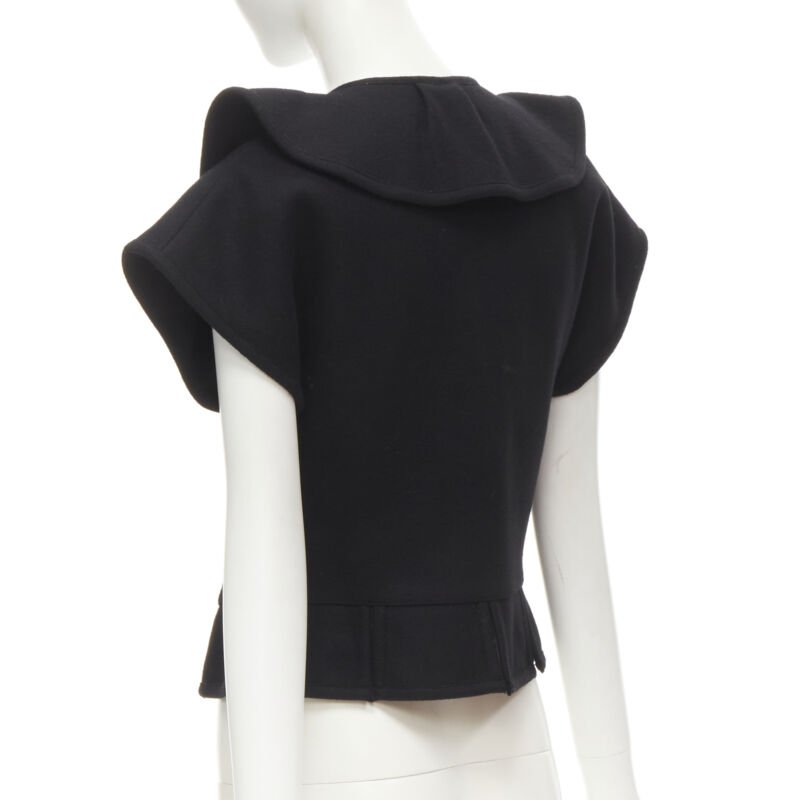 Comme Des Garcons Felt Peplum Top - Detail 1