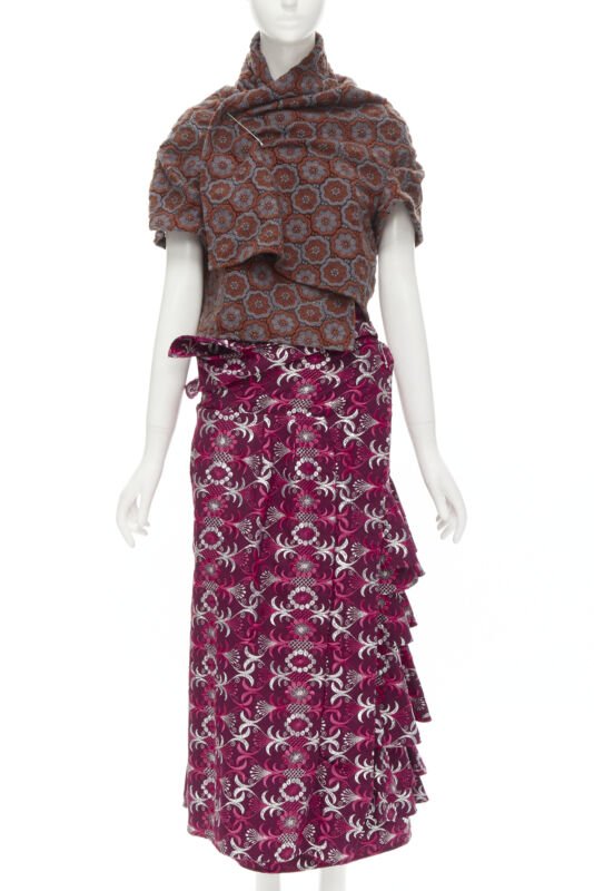 Comme Des Garcons Macrame Wrap Skirt