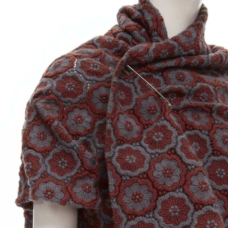 Comme Des Garcons Macrame Wrap Skirt - Back view