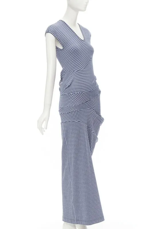 Comme Des Garcons Lumps Bumps Dress Blue Polyester Never worn - Inside View