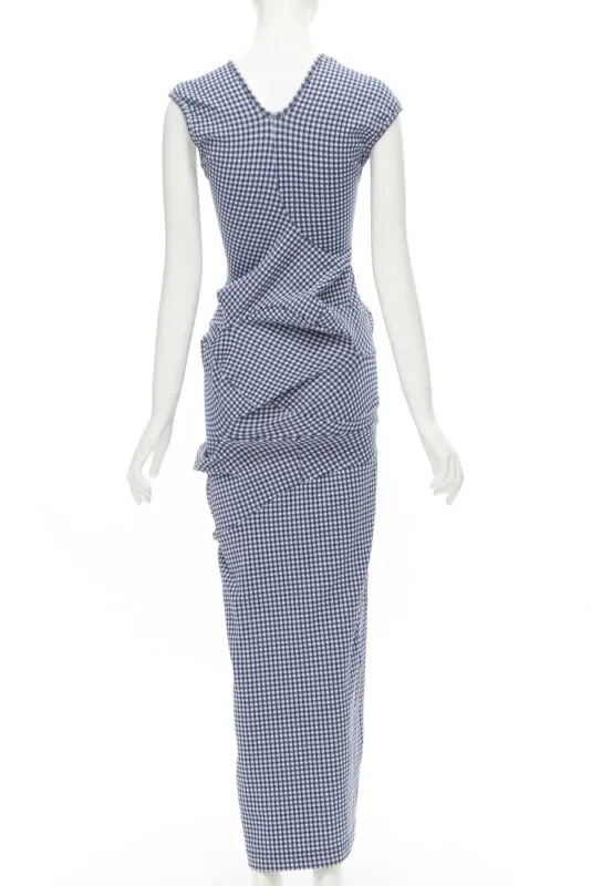 Comme Des Garcons Lumps Bumps Dress Blue Polyester Never worn - Box View