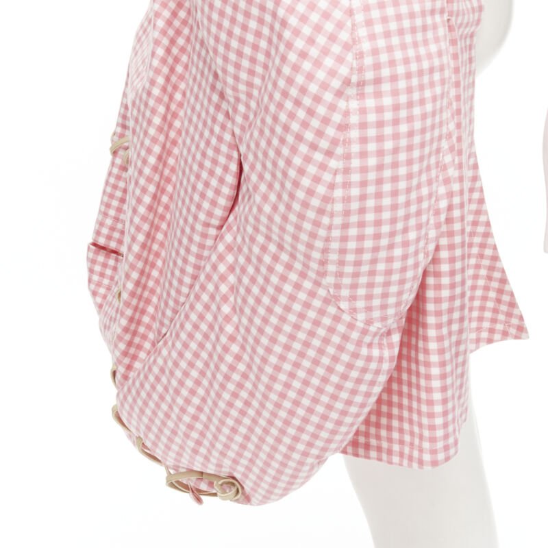 Comme Des Garcons Checked Balloon Skirt - Detail 2