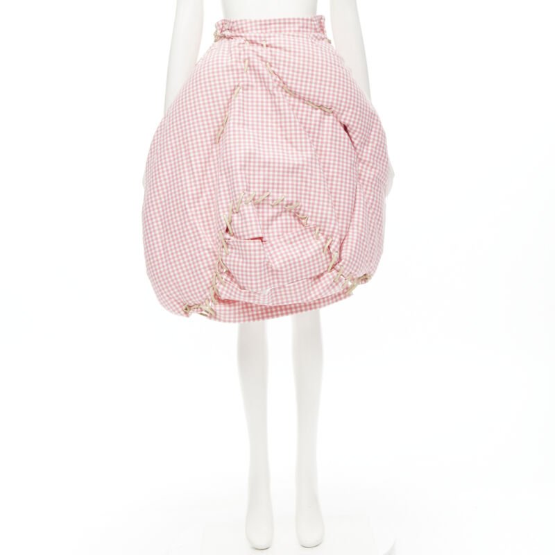 Comme Des Garcons Checked Balloon Skirt - Image 14