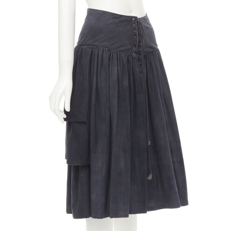 Comme Des Garcons Corset Tiered Skirt - 4