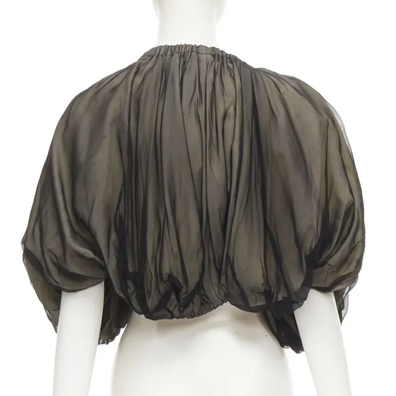 Comme Des Garcons Voluminous Shrug Black Polyester Very good - Box View