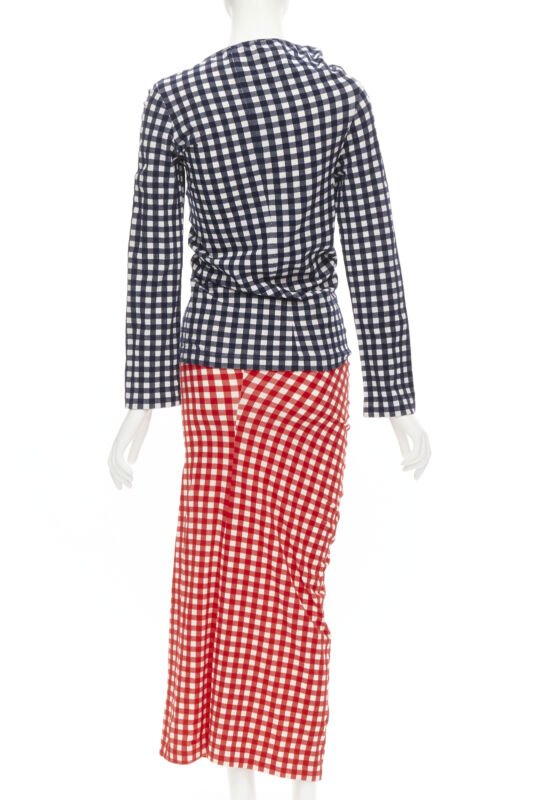Comme Des Garcons Gingham Checked Set - 4